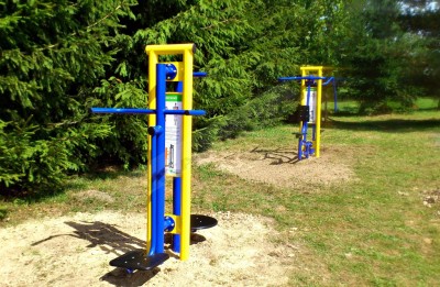 Workout fitnes Jihočeská obec Chyšky má také svůj park zdraví